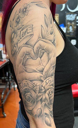 Explore tattoo placement ideas male, creative tattoo ideas in Anderson, available at FearlessTattoos and Piercing