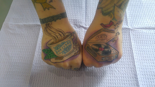 Explore line work tattoo ideas, creative tattoo ideas in Louisville, available at Twisted Images