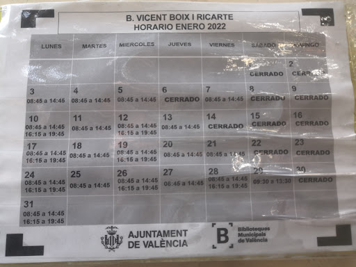 Biblioteca Municipal Vicent Boix i Ricarte