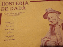 Restaurant Osteria de Dadà à Spello - menu / carte