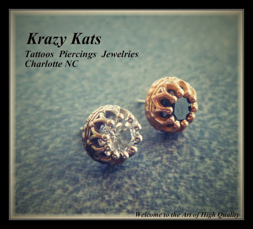 Explore female neck tattoo ideas, creative tattoo ideas in Charlotte, available at Krazy Kats Tattoos & Piercings