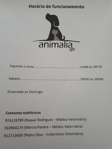 Clinica Veterinária Animaliaqb Horário de abertura