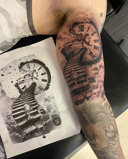 Explore travel tattoo ideas small, creative tattoo ideas in Lakeville, available at Savage Ink