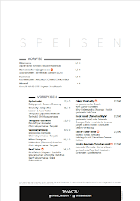 Restaurant TAMATSU Grömitz GmbH & Co. KG à Grömitz (le menu)