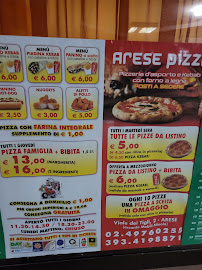 Arese pizza à Arese carte