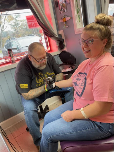 Explore upper arm sleeve tattoo ideas, creative tattoo ideas in Hendersonville, available at High Caliber Tattoo