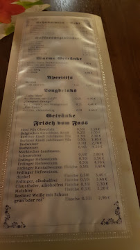 Lagunen Eck à Berlin menu