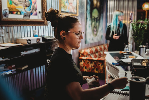 Explore eminem tattoo ideas, creative tattoo ideas in Savannah, available at Tramp Art Studios