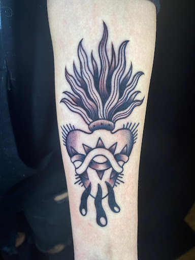 Explore archery tattoo ideas, creative tattoo ideas in Berkeley, available at Modern Electric Studio