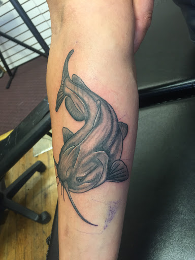 Explore small elephant tattoo ideas, creative tattoo ideas in Eureka Springs, available at Sailors Luck Tattoo