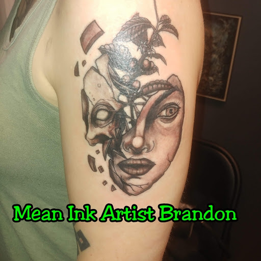 Explore lip tattoo ideas, creative tattoo ideas in Wayne, available at Mean Ink Tattoo