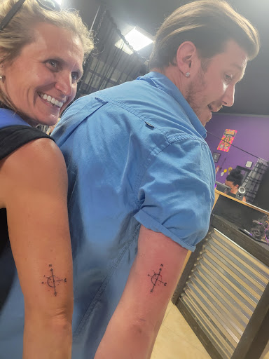 Explore last name tattoo ideas male, creative tattoo ideas in Jasper, available at The Mad Tatter