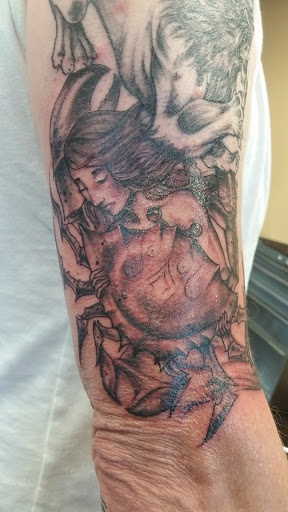 Explore lotus tattoo ideas, creative tattoo ideas in Saint Paul Park, available at Lady Liberty Tattoo