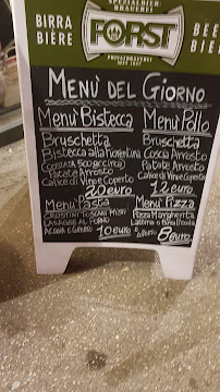 Da Pinocchio à Florence menu