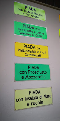 Piadineria Da Romano à Riccione carte