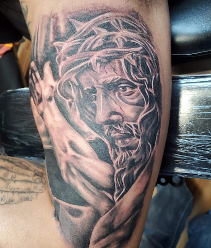 Explore scorpio tattoo ideas for men, creative tattoo ideas in Waxahachie, available at ExclusivE Tattoo and Barber