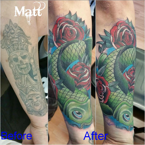 Explore balloon tattoo ideas, creative tattoo ideas in San Antonio, available at Twisted Tattoo