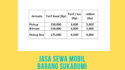 Jasa Sewa Mobil Barang Sukabumi - JSMBS