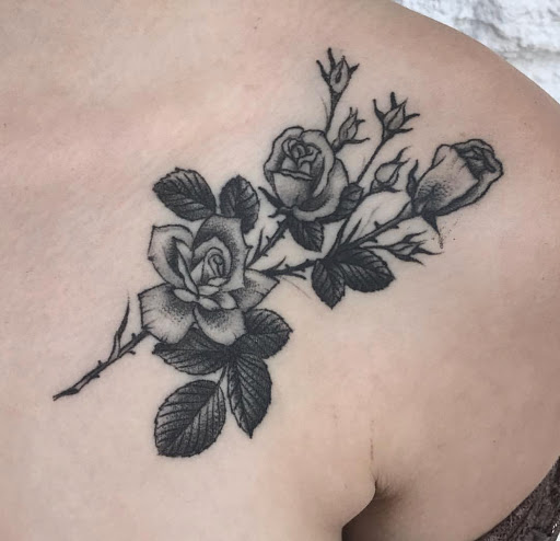 Explore rock and roll tattoo ideas, creative tattoo ideas in San Angelo, available at Old Town Tattoo