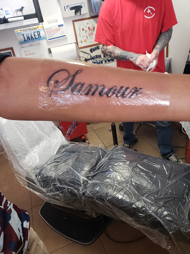 Explore cross sleeve tattoo ideas, creative tattoo ideas in Elko, available at Tom Custom Tattoos and Body Piercing Studio