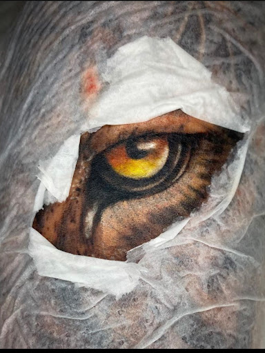 Explore m tattoo ideas, creative tattoo ideas in Goose Creek, available at Red Kirin Tattoo