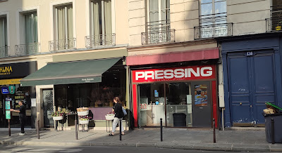 Pressing de la bourse à Paris