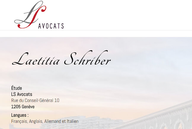 LS Avocats Genève - Laetitia Schriber - Genf