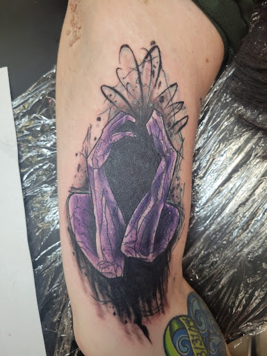 Explore schizophrenia tattoo ideas, creative tattoo ideas in Spring, available at Late Nite Tattoos