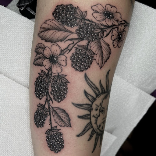 Explore muscle tattoo ideas, creative tattoo ideas in Santa Rosa, available at Avenue Tattoo