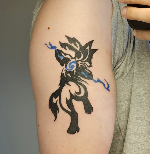 Explore tattoo ideas womens thigh, creative tattoo ideas in Alamosa, available at The Shop Tattoo & Comics