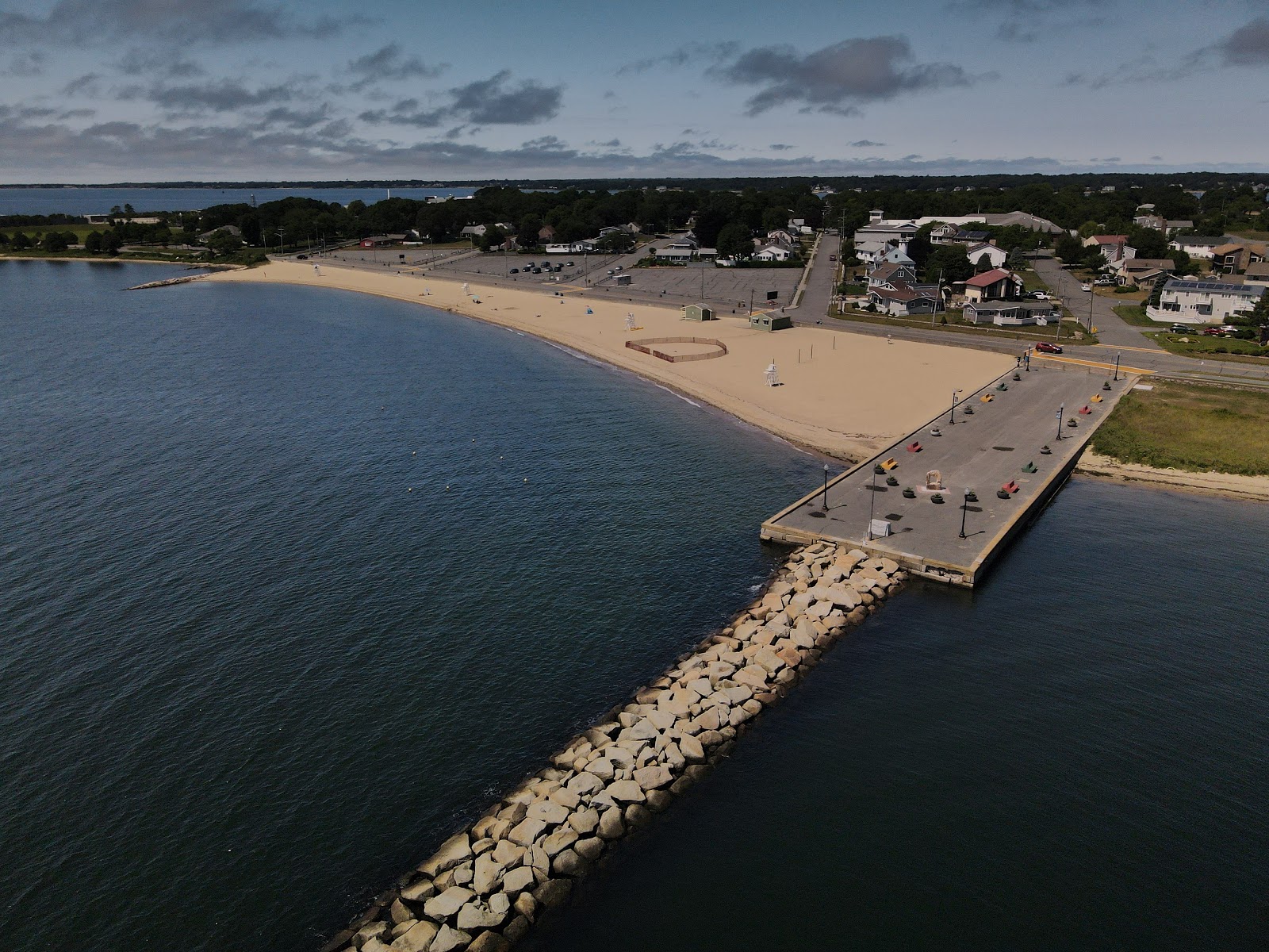 Foto van East Beach met lange baai