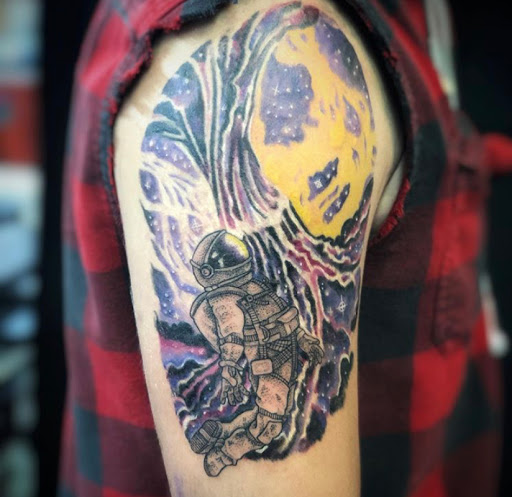 Explore amity affliction tattoo ideas, creative tattoo ideas in Meridian, available at Meridian Tattoo