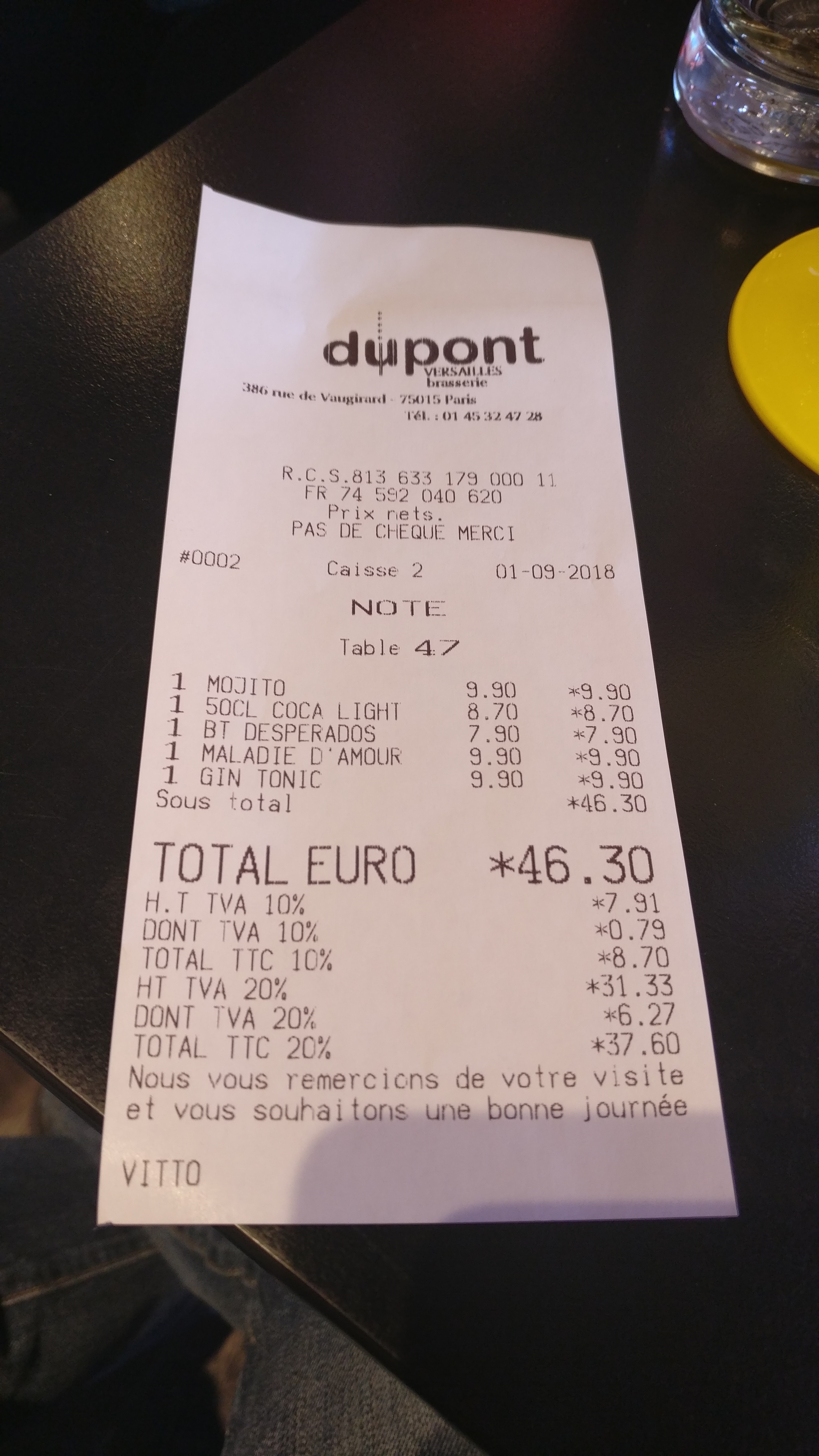 Photo n° 1 de l'avis de Cédric.O fait le 01/09/2018 à 14:40