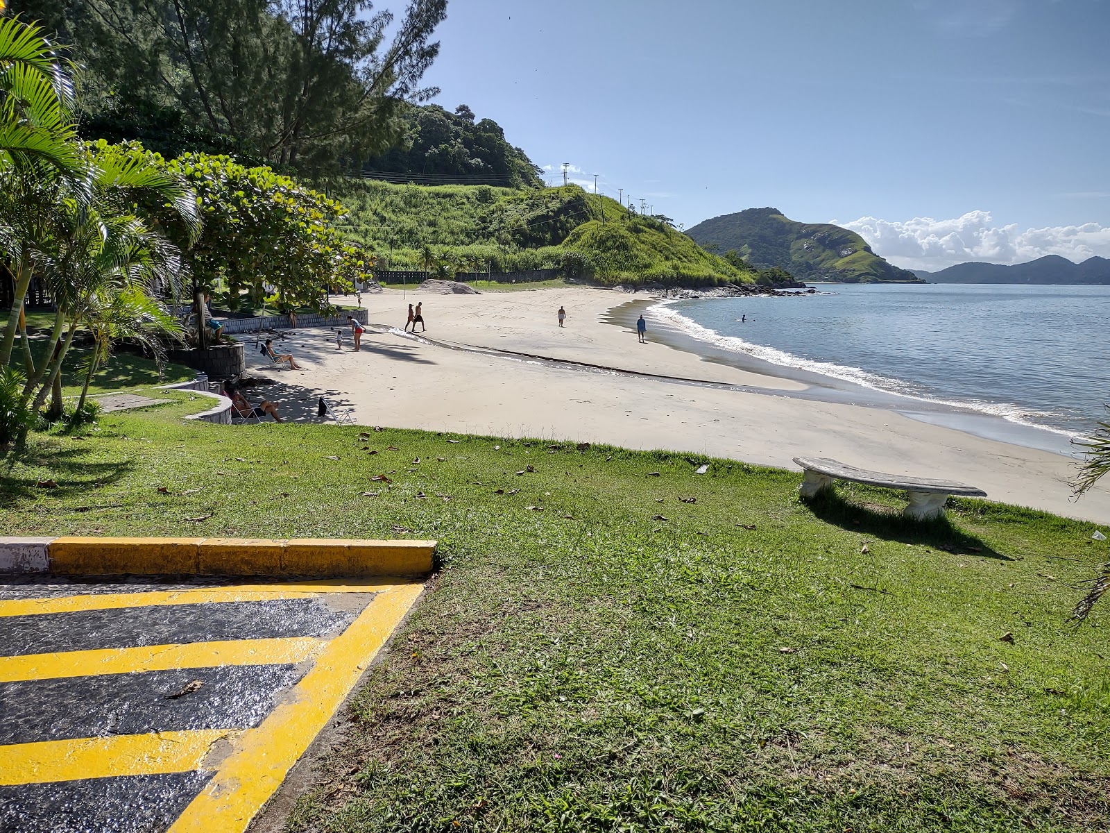 Foto de Playa Reserva con arena beige superficie