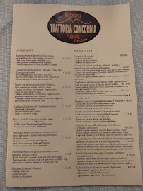 Trattoria Concordia à Intra carte