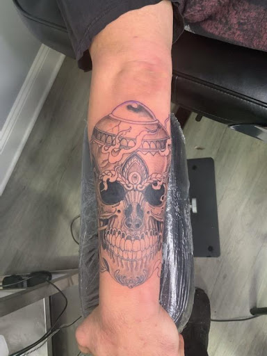 Explore above eyebrow tattoo ideas, creative tattoo ideas in Carmel, available at Carmel Tattoo INK