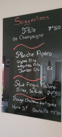 Restaurant AUBERGE DE POUDREY à Étalans (le menu)