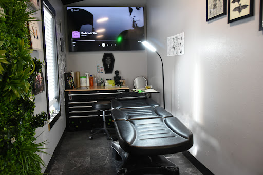 Explore evangelion tattoo ideas, creative tattoo ideas in Holmen, available at Black Widow Tattoo Company