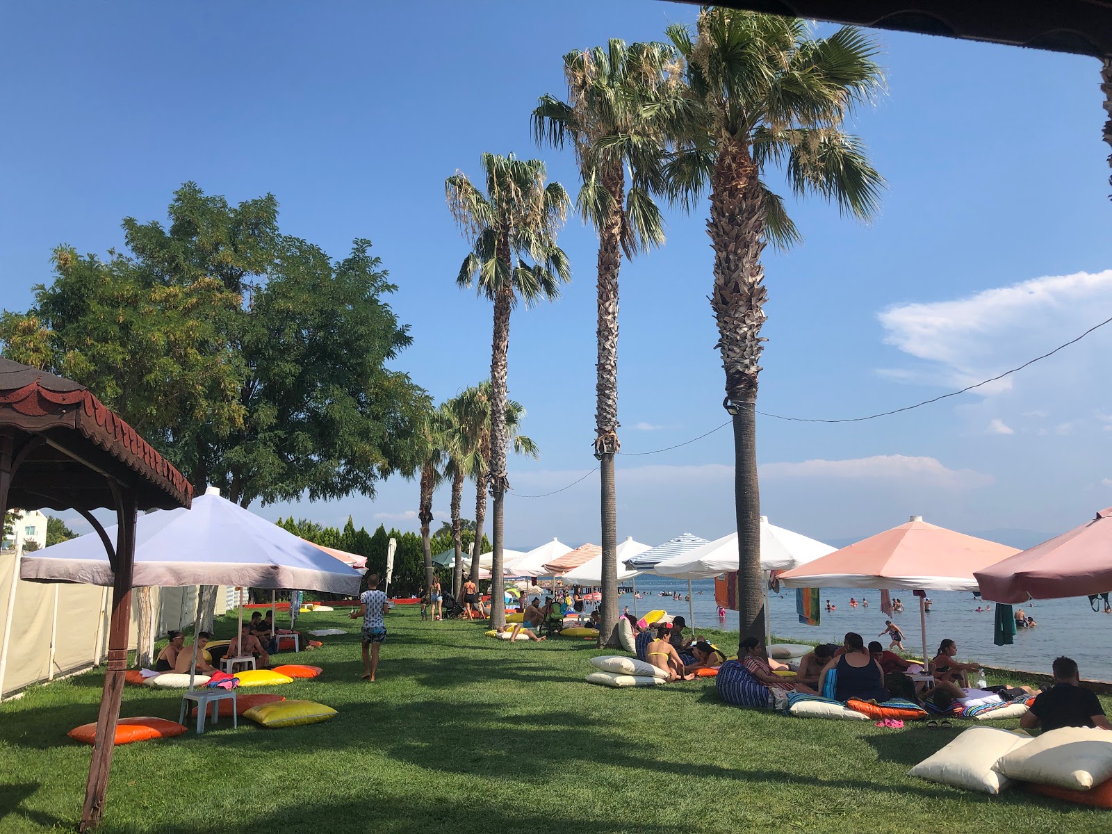 Foto van Palmera beach en de nederzetting