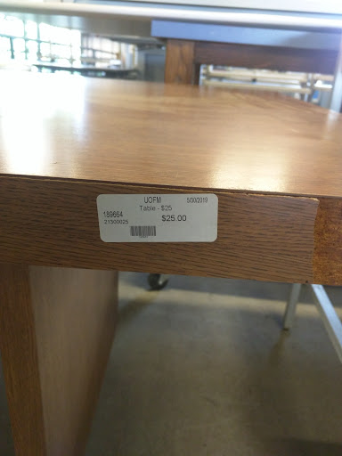 Used Furniture Store «U-M Property Disposition», reviews and photos, 3241 Baxter Rd, Ann Arbor, MI 48109, USA