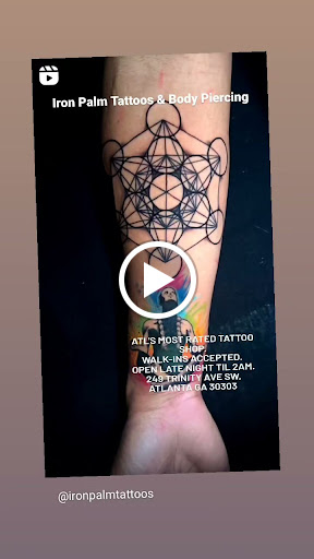 Explore bone tattoo ideas, creative tattoo ideas in Atlanta, available at Iron Palm Tattoos & Body Piercing Atlanta