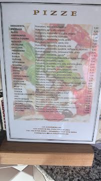 Menu / carte de La Cadrega. 62 à Pioltello