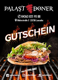 Carte du Palast Döner lensahn à Lensahn