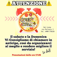 SPEEDY-PIZZA DI BRUN DEMIS PIZZERIA-BAR à Grancona menu