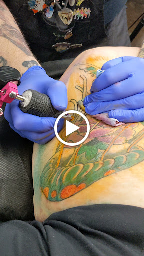 Find skull ideas sleeve tattoos for your next unique tattoo in Des Moines at Iron Heart Tattoo