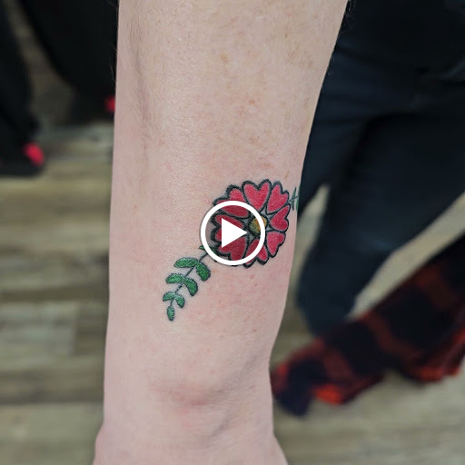 Explore full moon tattoo ideas, creative tattoo ideas in Traverse City, available at Pinups & Needles