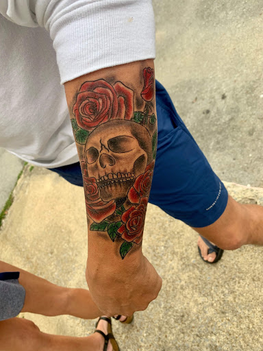 Explore thigh tattoo ideas for women, creative tattoo ideas in Gadsden, available at Zekez Inkz Tattoos & Piercings