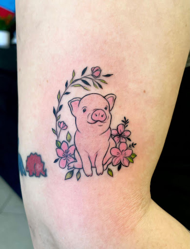Explore landscape tattoo ideas, creative tattoo ideas in Long Beach, available at 579 Tattoo Studio