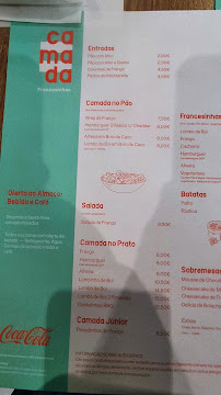 Camada Porto Boavista à Porto menu