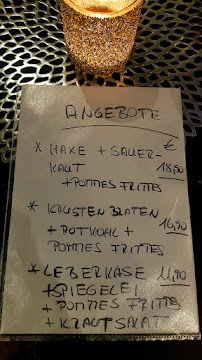 Menu / carte de The Savoy à Stolberg (Rhineland)